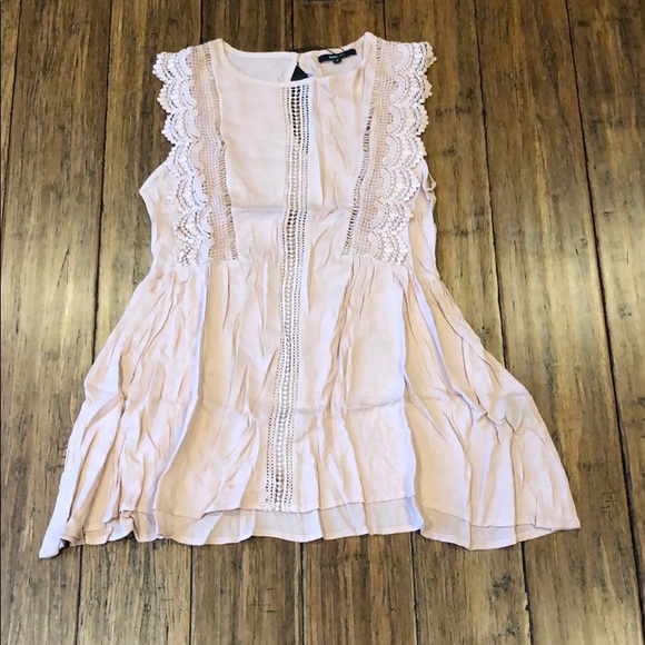 Beige Flutter Blouse [LAST ONE] - Picture 6 of 7